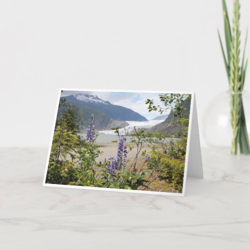 Mendenhall Glacier Alaska Note Card Blank Inside