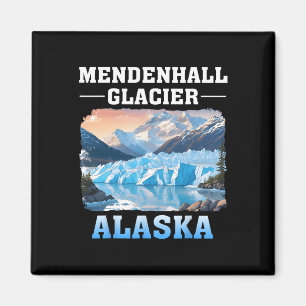 Mendenhall Glacier Alaska Outdoor Hiking Camping Magnet