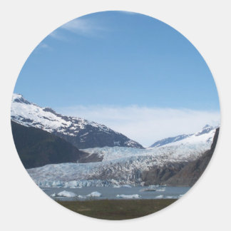 Mendenhall Glacier Classic Round Sticker