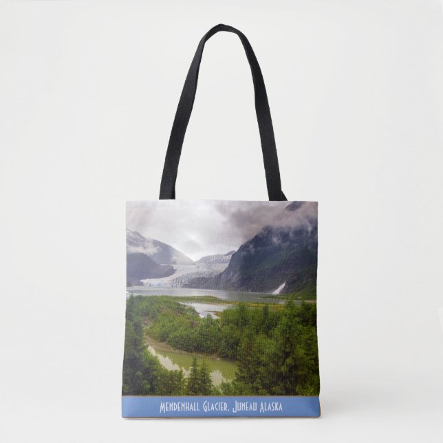 Mendenhall Glacier, Juneau AK Shoulder Tote Bag (Front)