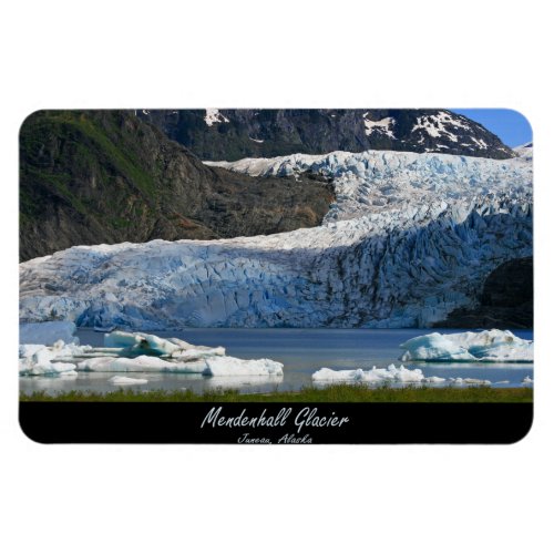 Mendenhall Glacier  Juneau Alaska Magnet