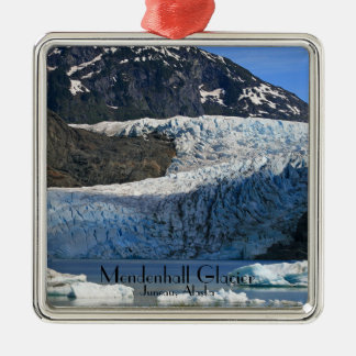 Mendenhall Glacier / Juneau Alaska Template Metal Ornament