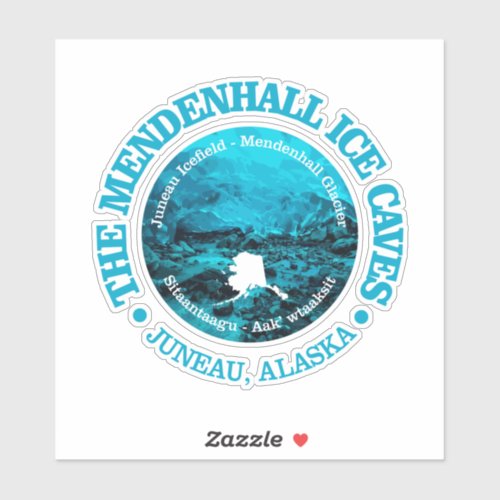 Mendenhall Ice Caves rd Sticker