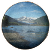 Mendenhall Lake in Juneau Alaska Chocolate Covered Oreo (Front)