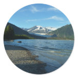 Mendenhall Lake in Juneau Alaska Classic Round Sticker