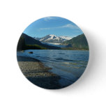 Mendenhall Lake in Juneau Alaska Landscape Button