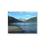 Mendenhall Lake in Juneau Alaska Landscape Canvas Print