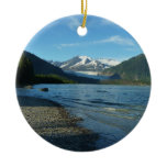 Mendenhall Lake in Juneau Alaska Landscape Ceramic Ornament