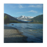Mendenhall Lake in Juneau Alaska Landscape Ceramic Tile