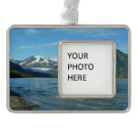 Mendenhall Lake in Juneau Alaska Landscape Christmas Ornament