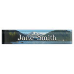 Mendenhall Lake in Juneau Alaska Landscape Desk Name Plate