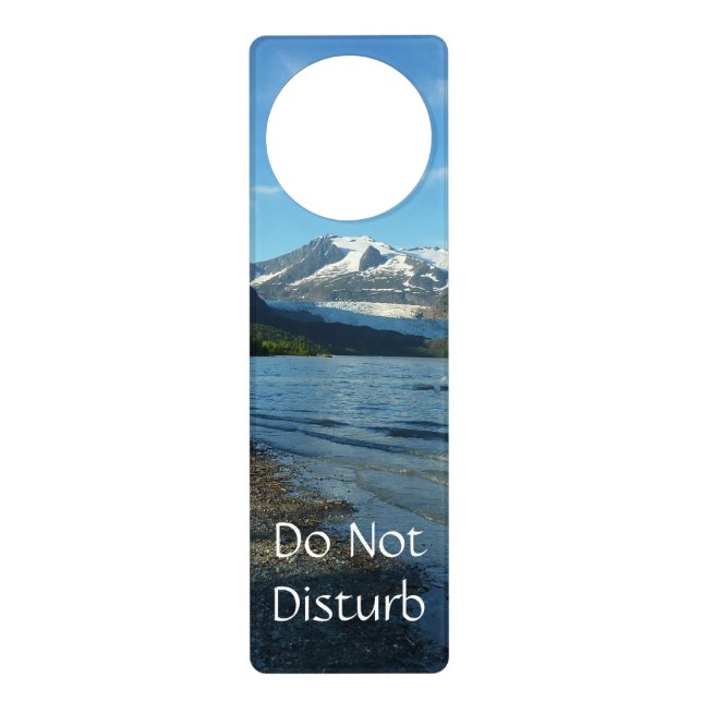 Mendenhall Lake in Juneau Alaska Landscape Door Hanger (Front)