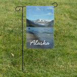 Mendenhall Lake in Juneau Alaska Landscape Garden Flag