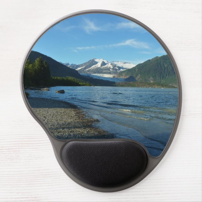 Mendenhall Lake in Juneau Alaska Landscape Gel Mouse Pad (Front)