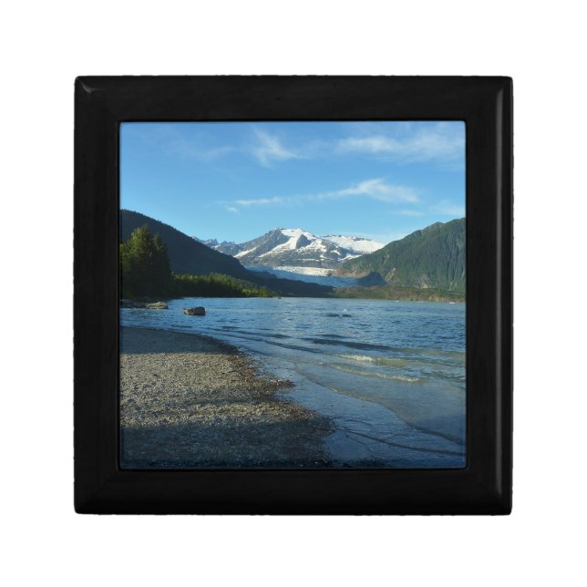 Mendenhall Lake in Juneau Alaska Landscape Gift Box (Front)