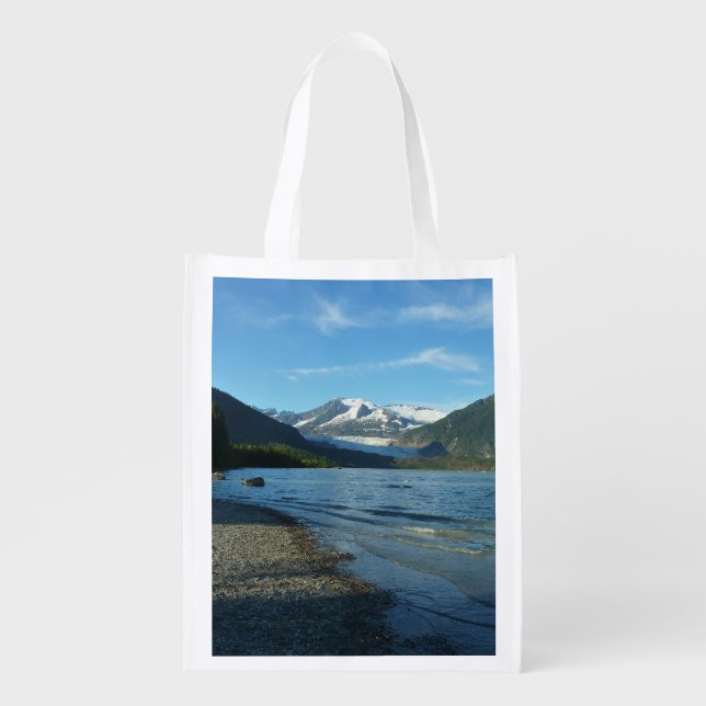 Mendenhall Lake in Juneau Alaska Landscape Grocery Bag (Front)