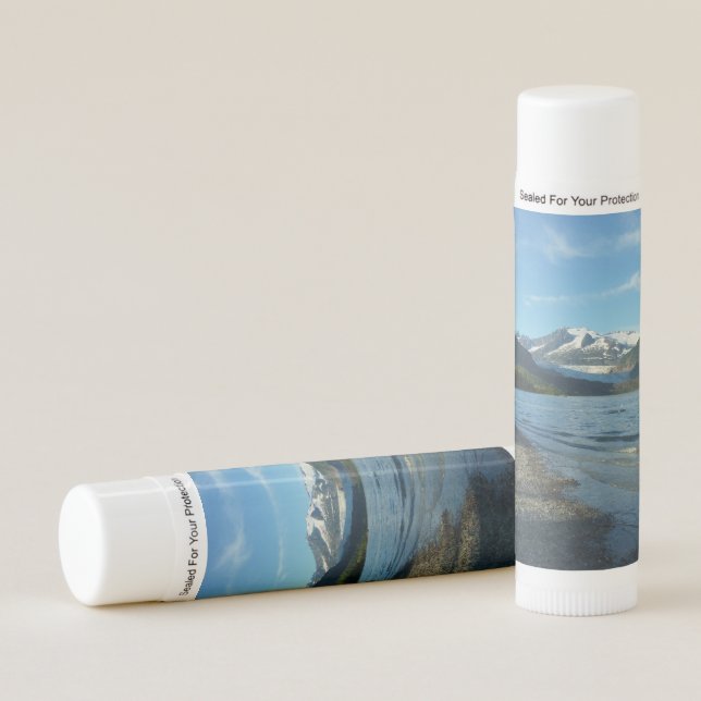 Mendenhall Lake in Juneau Alaska Landscape Lip Balm (Front)