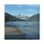 Mendenhall Lake in Juneau Alaska Landscape Magnet