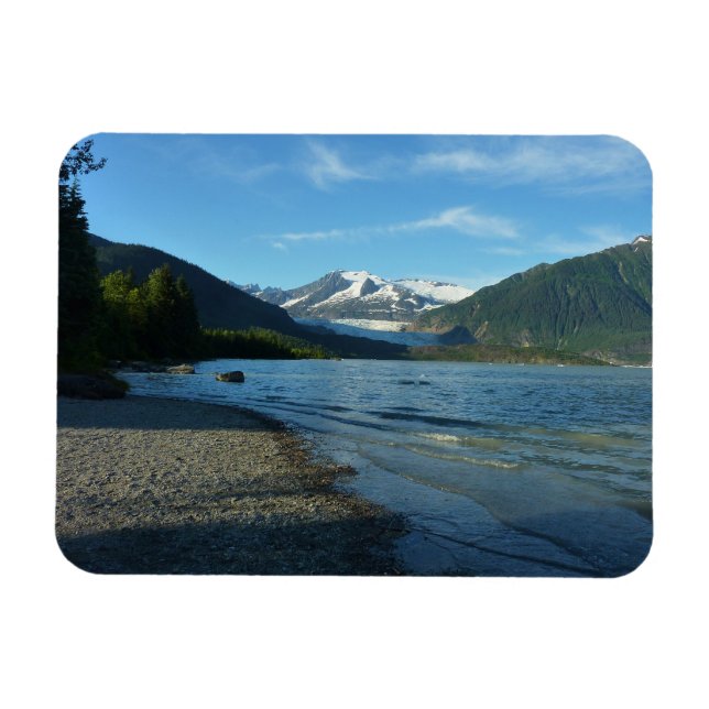 Mendenhall Lake in Juneau Alaska Landscape Magnet (Horizontal)