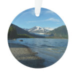 Mendenhall Lake in Juneau Alaska Landscape Ornament