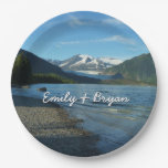 Mendenhall Lake in Juneau Alaska Landscape Paper Plates