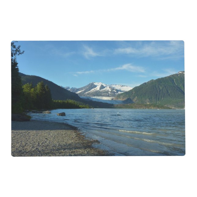 Mendenhall Lake in Juneau Alaska Landscape Placemat (Front)