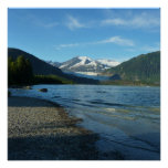 Mendenhall Lake in Juneau Alaska Landscape Poster
