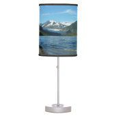 Mendenhall Lake in Juneau Alaska Landscape Table Lamp (Front)