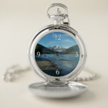 Mendenhall Lake in Juneau Alaska Pocket Watch