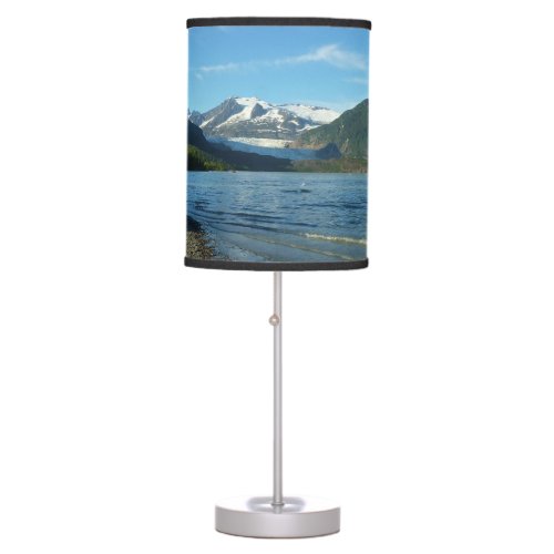 Mendenhall Lake in Juneau Alaska Table Lamp