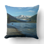 Mendenhall Lake in Juneau Alaska Throw Pillow