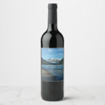 Mendenhall Lake in Juneau Alaska Wine Label