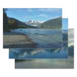Mendenhall Lake in Juneau Alaska Wrapping Paper Sheets