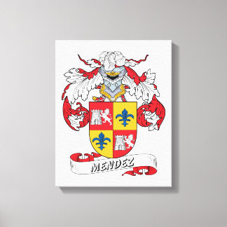 Mendez Family Crest Canvas Print