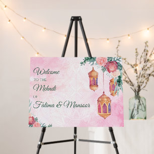 Mendhi signs and Mehndi Welcome signs