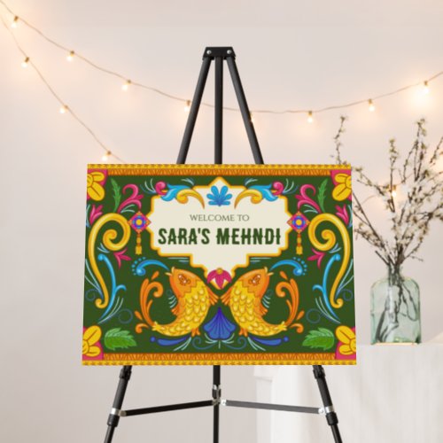 Mendhi welcome Sign  Welcome to Mehndi signs