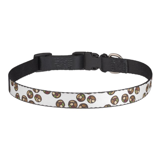 Mendiants French Chocolates Chocolatier Chocoholic Pet Collar (Front)