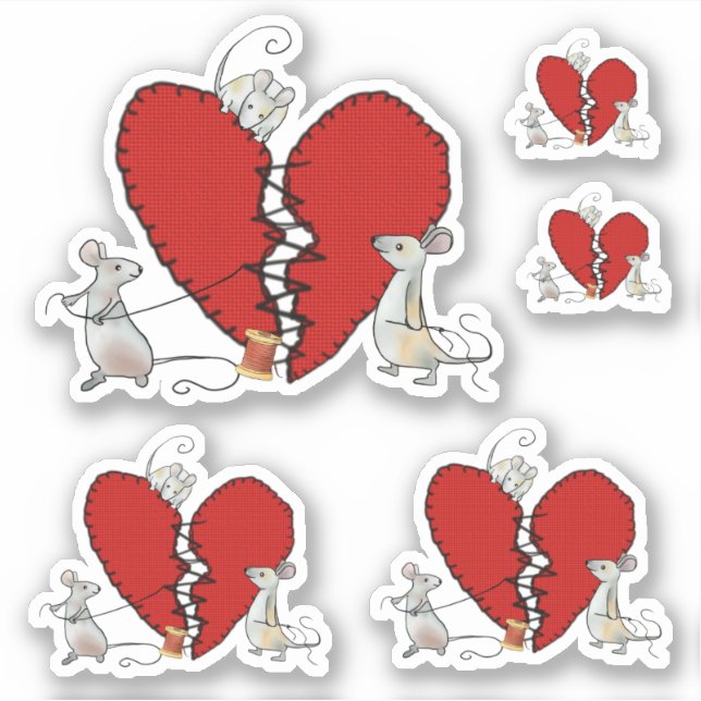Mending a Broken Heart Sticker (Front)