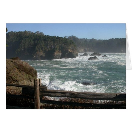 Mendocino Coast, CA Cards (Front Horizontal)