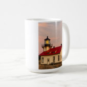 Mendocino Lighthouse Sunset Coffee Mug (Front Right)