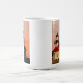 Mendocino Lighthouse Sunset Coffee Mug (Center)