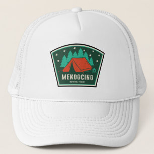 Mendocino National Forest Camping Trucker Hat