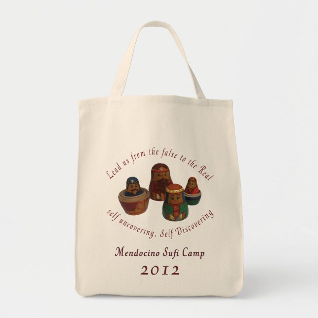 Mendocino Sufi Camp 2012 Organic Grocery Tote (Front)