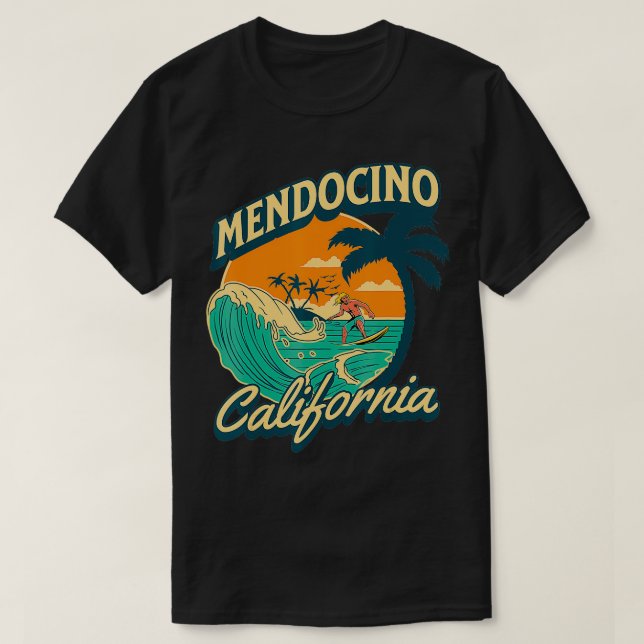 Mendocino  T-Shirt (Design Front)