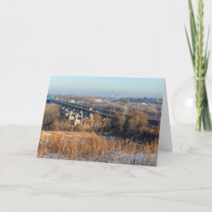 mendota bridge spanning minnesota river card