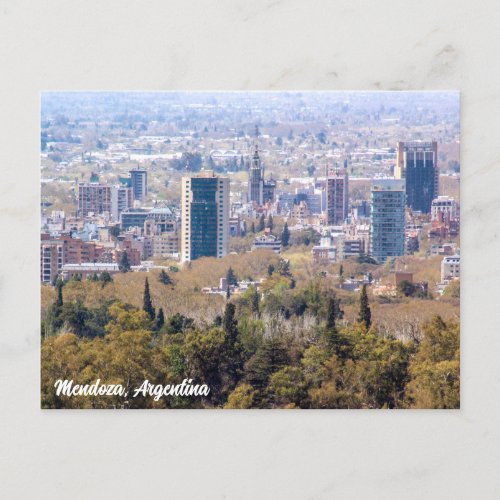 Mendoza Argentina Postcard