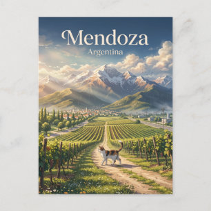 Mendoza Argentina Postcard