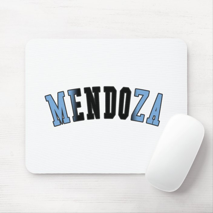 Mendoza in Argentina National Flag Colors Mouse Pad