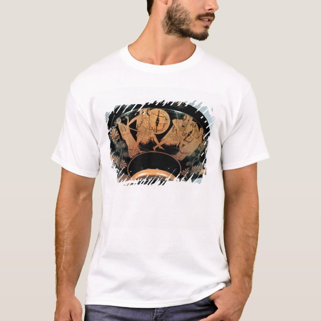 Menelaos, accompanied by Aphrodite T-Shirt (Front)
