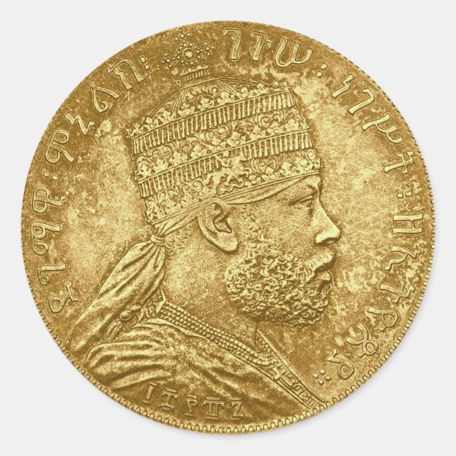 Menelik King Sticker (Front)